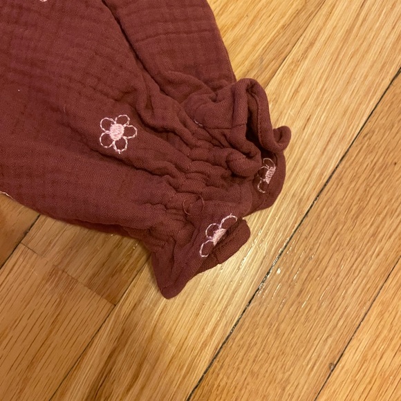 NWT Madewell Mahogany Lightspun Maira Wrap Top - Picture 8 of 10